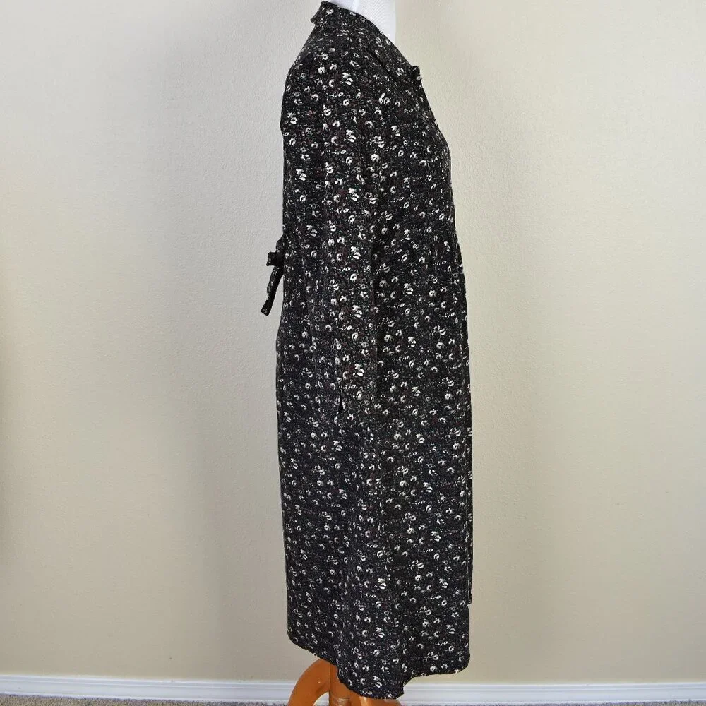 Vintage La Cera Corduroy Floral Dress NEW - M - Picture 9 of 12
